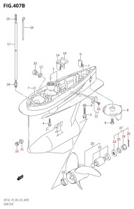 DF150Z From 15002Z-210001 (E01 E40)  2012 drawing GEAR CASE (DF150T:E40)