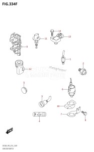 DF9.9B From 00995F-410001 (P03)  2014 drawing SENSOR /​ SWITCH (DF15AR:P03)