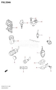 DF20A From 02002F-310001 (P01 P40)  2013 drawing SENSOR /​ SWITCH (DF9.9B:P01)