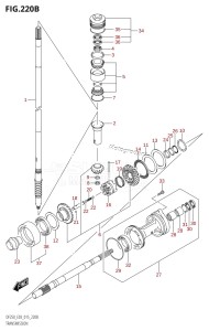 DF225T From 22503F-510001 (E03)  2015 drawing TRANSMISSION (DF200Z:E03)