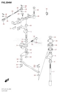 DF175T From 17502F-410001 (E01 E40)  2014 drawing CLUTCH SHAFT (DF175TG:E40)