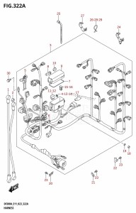 DF300A From 30002P-240001 (E11)  2022 drawing HARNESS (DF300A,DF250A)