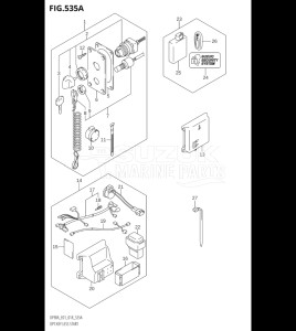 09003F-810001 (2018) 90hp E01 E40-Gen. Export 1 - Costa Rica (DF90AT  DF90ATH) DF90A drawing OPT:KEY LESS START (DF70A:E01,DF80A:E01,DF90A:E01,DF100B:E01)