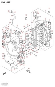 DF225Z From 22501Z-421001 (E01)  2004 drawing THROTTLE BODY (DF225T,DF225WT,DF225Z,DF225WZ,DF250T,DF250Z)