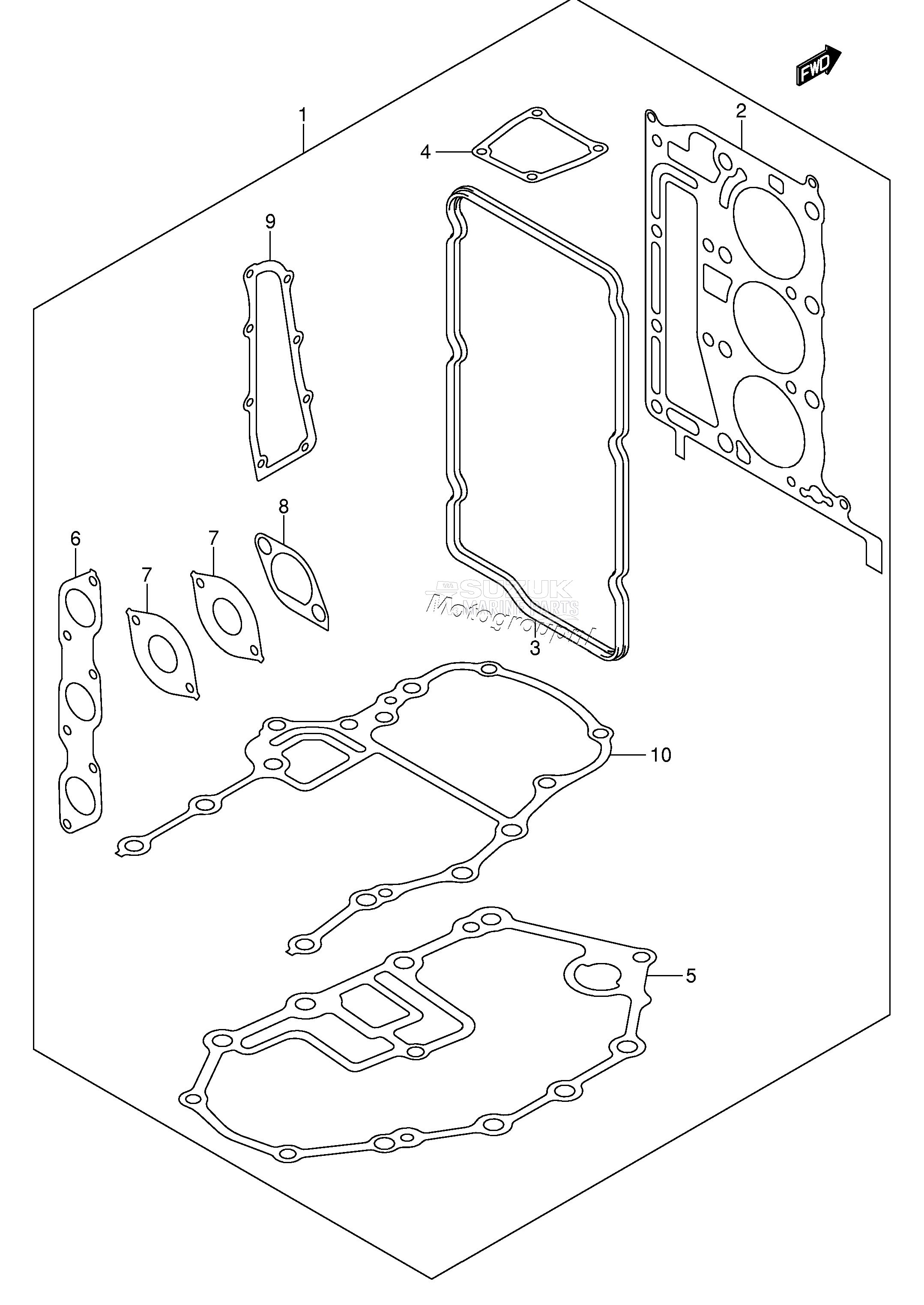 OPT:GASKET SET