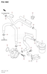 DF100 From 10002F-110001 (E01)  2011 drawing FUEL PUMP (DF115WT:(K3,K4,K5,K6))