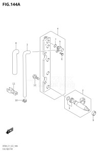 07003F-240001 (2022) 70hp E11 E40-Gen. Export 1-and 2 (DF70AT  DF70ATH  DF70ATH) DF70A drawing FUEL INJECTOR (E01,E03,E11)