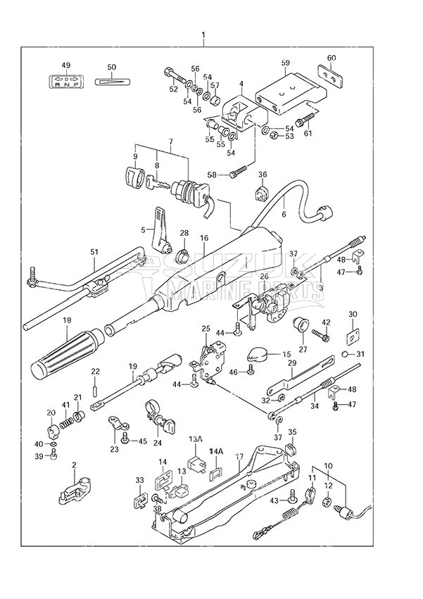 Tiller Handle