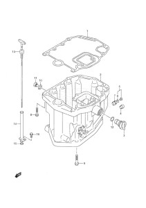 DF 140 drawing Oil Pan