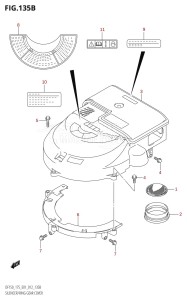 DF175Z From 17502Z-210001 (E01 E40)  2012 drawing SILENCER /​ RING GEAR COVER (DF150T:E40)