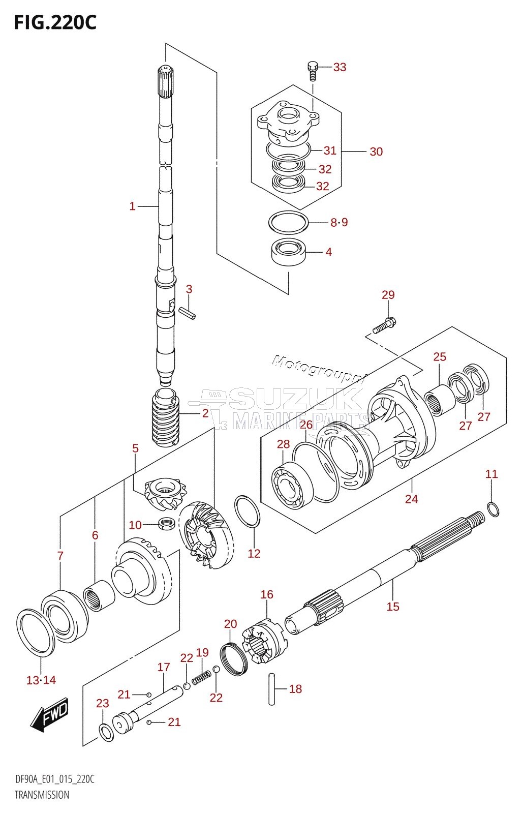 TRANSMISSION (DF70ATH:E01)