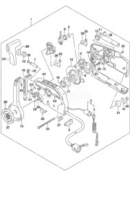 Outboard DF 6A drawing Remote Control