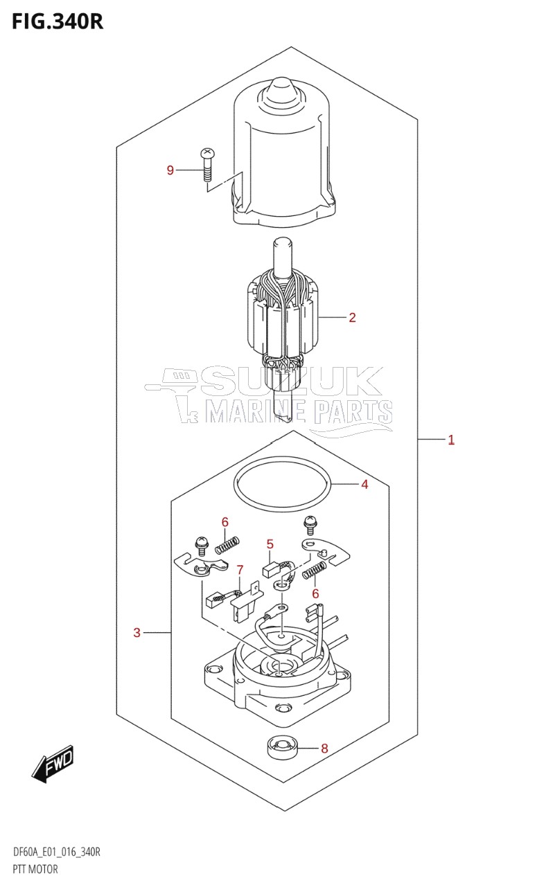 PTT MOTOR (DF60AVTH:E40)