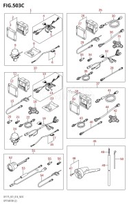 DF150ZG From 15002Z-410001 (E40)  2014 drawing OPT:METER (2) (DF150TG:E01)