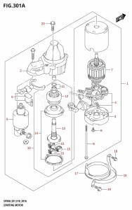 DF90A From 09003F-810001 (E01 E40)  2018 drawing STARTING MOTOR