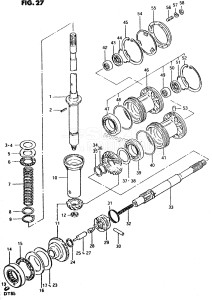 DT85 From 8501-001001 ()  1986 drawing TRANSMISSION