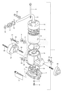 DT65 From 06502-461001 ()  1994 drawing POWER UNIT (MODEL:88~90)