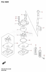 DF25A From 02504F-610001 (P01)  2016 drawing WATER PUMP (DF30ATH:P01)