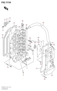 DF115AST From 11504F-140001 (E03)  2021 drawing CYLINDER HEAD