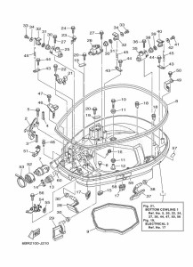 FL250BETX drawing BOTTOM-COVER-1