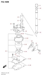 DF250A From 25003P-810001 (E03)  2018 drawing WATER PUMP (DF250A)