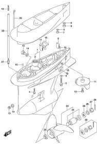 DF 250 drawing Gear Case