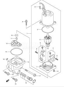  (2003) 115hp - () DF115TL drawing PTT MOTOR (DF115WT)