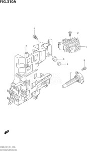 06002F-310001 (2013) 60hp E01 E40-Gen. Export 1 - Costa Rica (DF60A  DF60AQH  DF60ATH) DF60A drawing RECTIFIER / IGNITION COIL