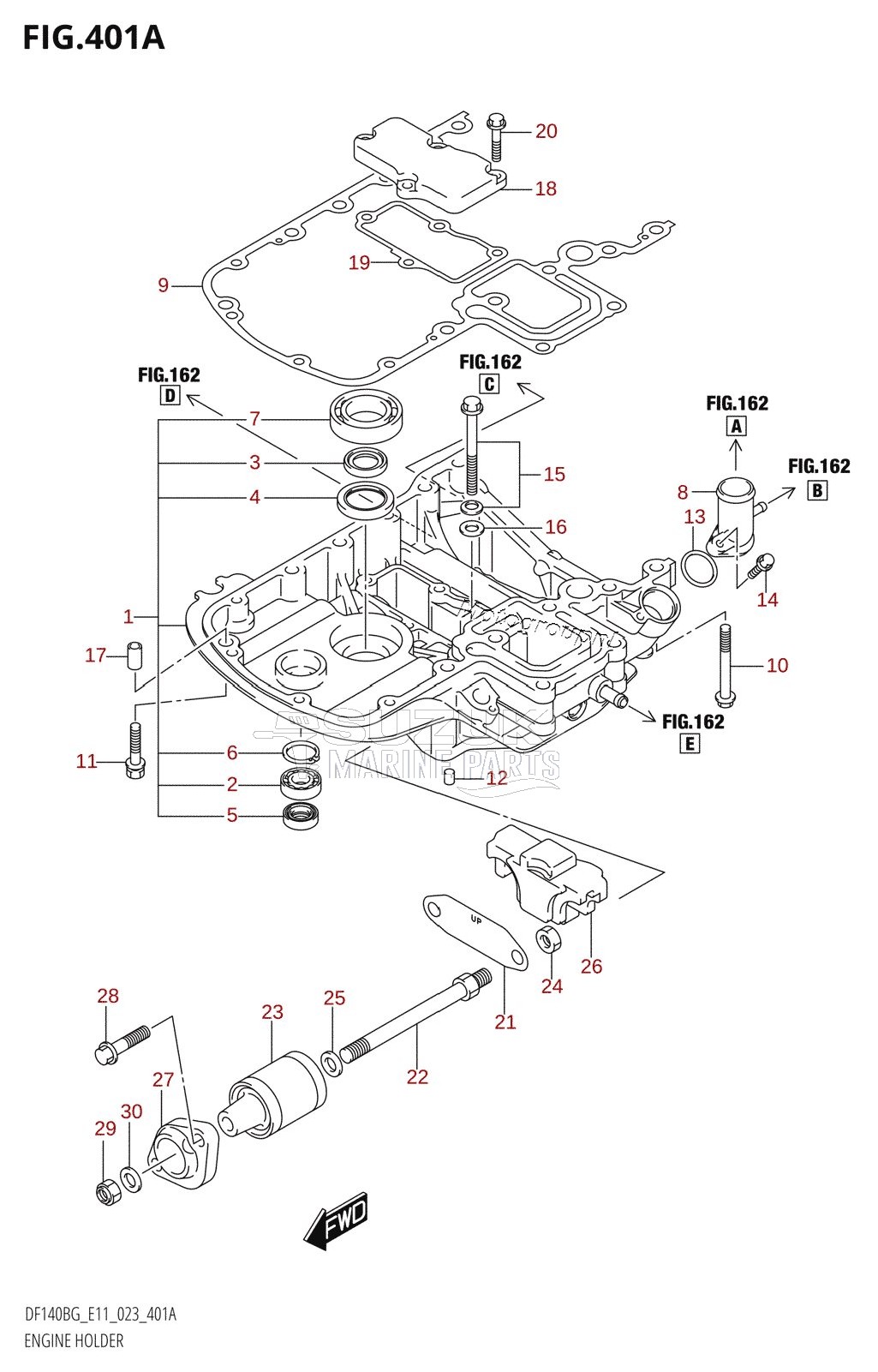 ENGINE HOLDER (021,022)