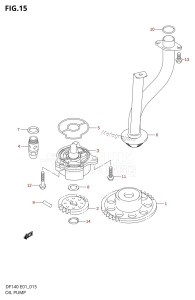 DF140 From 14001Z-880001 (E01 E40)  2008 drawing OIL PUMP