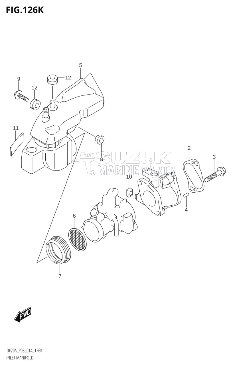 INLET MANIFOLD (DF20AT:P03)