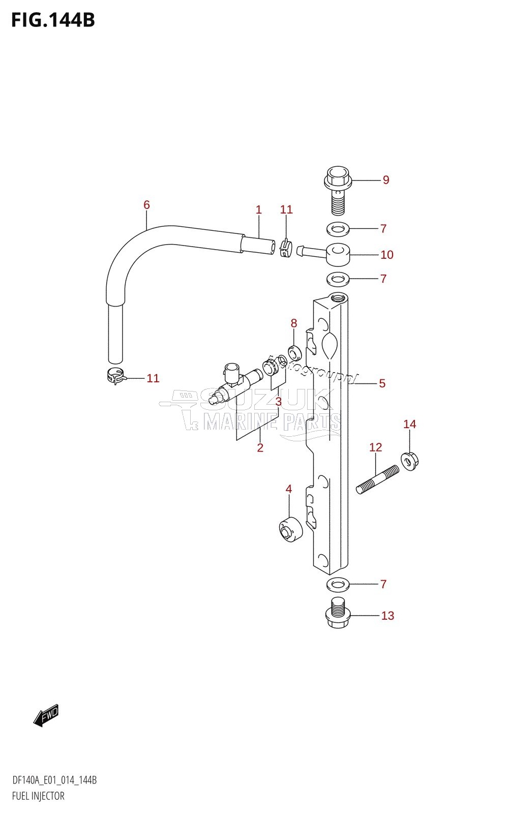 FUEL INJECTOR (DF100AT:E40)