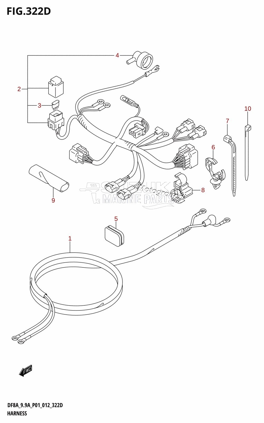 HARNESS (DF9.9AR:P01)