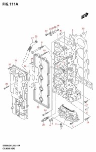 DF200AZ From 20003Z-810001 (E01 E40)  2018 drawing CYLINDER HEAD