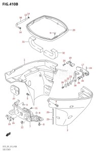 DF25 From 02503F-310001 (E01)  2013 drawing SIDE COVER (DF25R:E01)