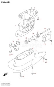 DF60A From 06002F-040001 (E01 E40)  2020 drawing DRIVE SHAFT HOUSING (DF40ASVT:E34)