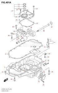 DF200AP From 20003P-510001 (E03)  2015 drawing ENGINE HOLDER