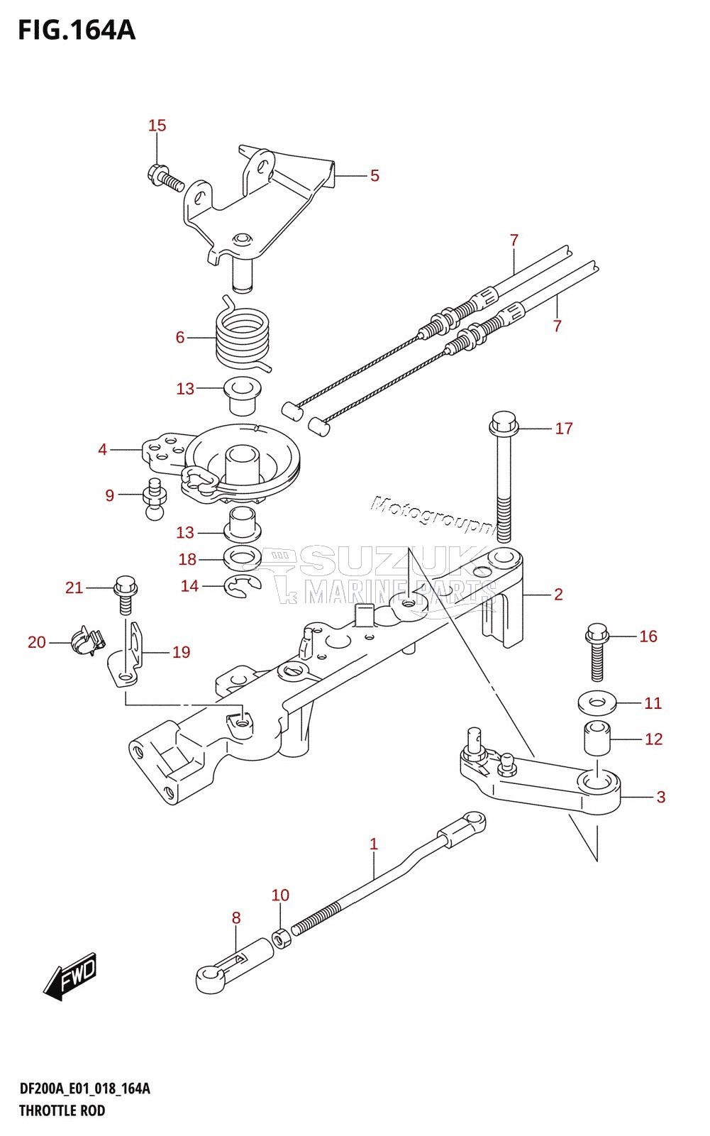 THROTTLE ROD