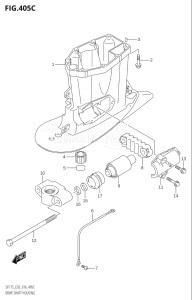 15002Z-610001 (2016) 150hp E03-USA (DF150Z) DF150Z drawing DRIVE SHAFT HOUSING (DF150Z:E03)