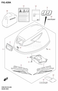 DF20A From 02002F-610001 (P03)  2016 drawing ENGINE COVER (DF9.9B:P03)