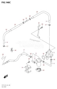 DF175ZG From 17502Z-610001 (E01 E40)  2016 drawing FUEL PUMP (DF150TG:E01)