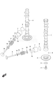 Outboard DF 60A drawing Camshaft