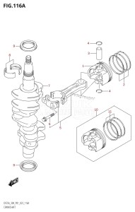 DF25A From 02504F-340001 (P01)  2023 drawing CRANKSHAFT