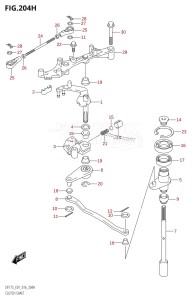 DF175TG From 17502F-610001 (E01 E40)  2016 drawing CLUTCH SHAFT (DF150ZG:E40)