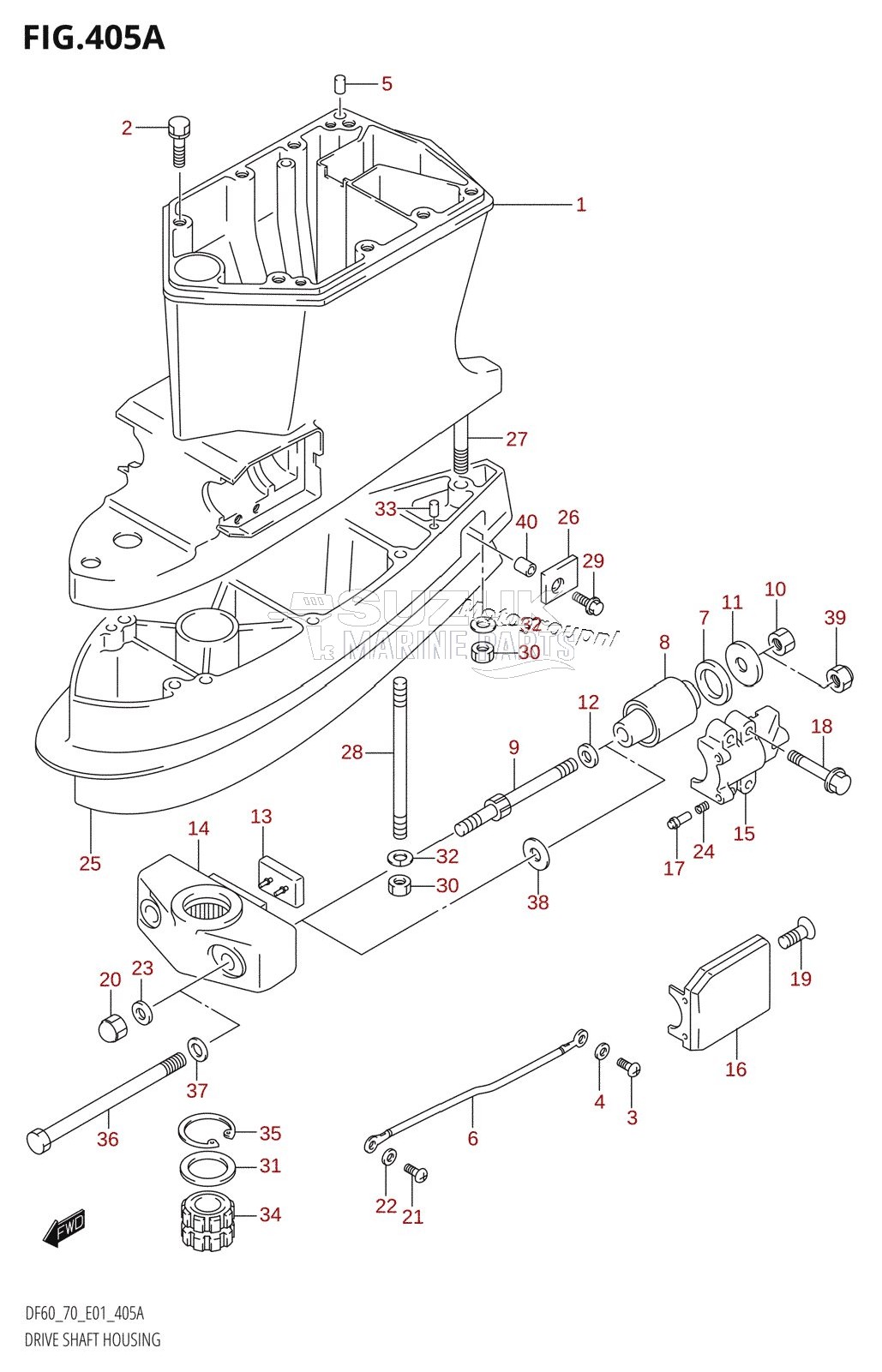 DRIVE SHAFT HOUSING