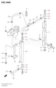 DF90A From 09003F-010001 (E01 E40)  2010 drawing FUEL INJECTOR