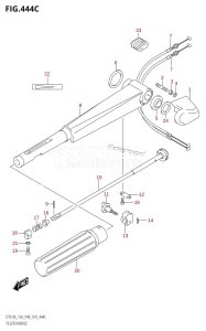 DT9.9A From 00996-910001 (P36 P40 P81)  2019 drawing TILLER HANDLE (DT9.9AK,DT15AK)