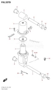 DF115A From 11503F-510001 (E01 E40)  2015 drawing TRIM CYLINDER (DF115AZ:E01)