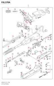 DF80A From 08002F-310001 (E40)  2013 drawing OPT:TILLER HANDLE (DF70A:E01)