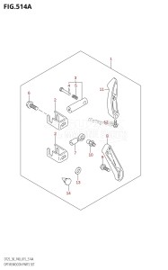 DT25 From 02503K-510001 (P36-)  2015 drawing OPT:REMOCON PARTS SET